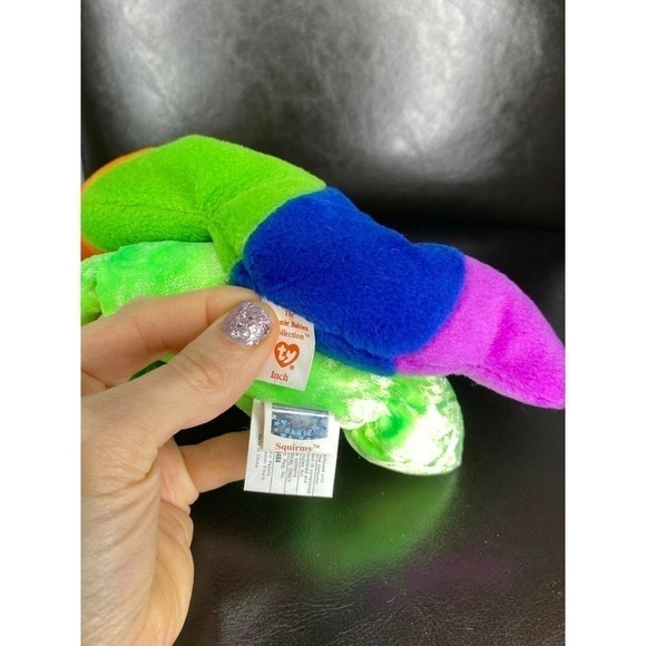 ty Beanie Babies Inch Squirmy Worm Duo! Beanie Baby - Picture 3 of 12